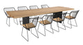 Plank | Afi 9-delige tuinset 340x110x76cm
