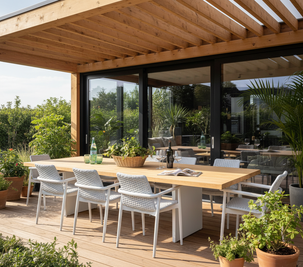 Plank | Picasso 9-delige tuinset