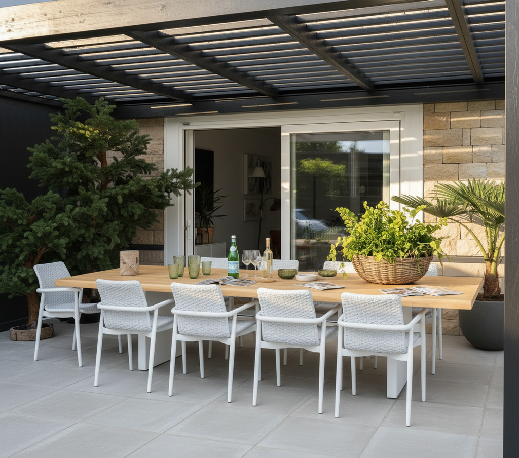 Plank | Picasso 9-delige tuinset