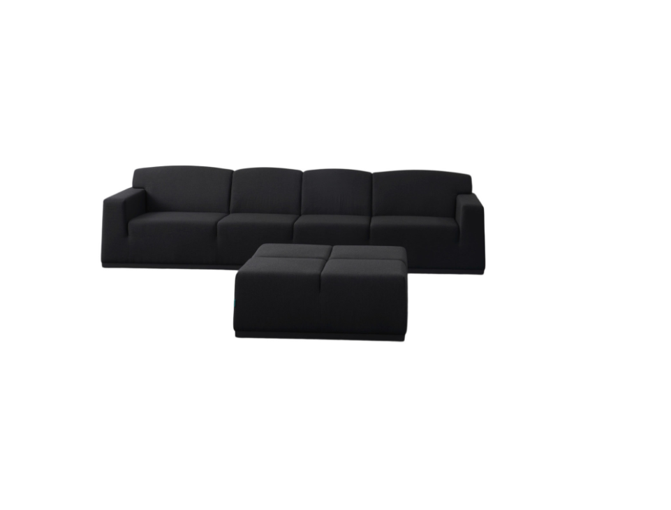 asiento loungebank met voetenbank
