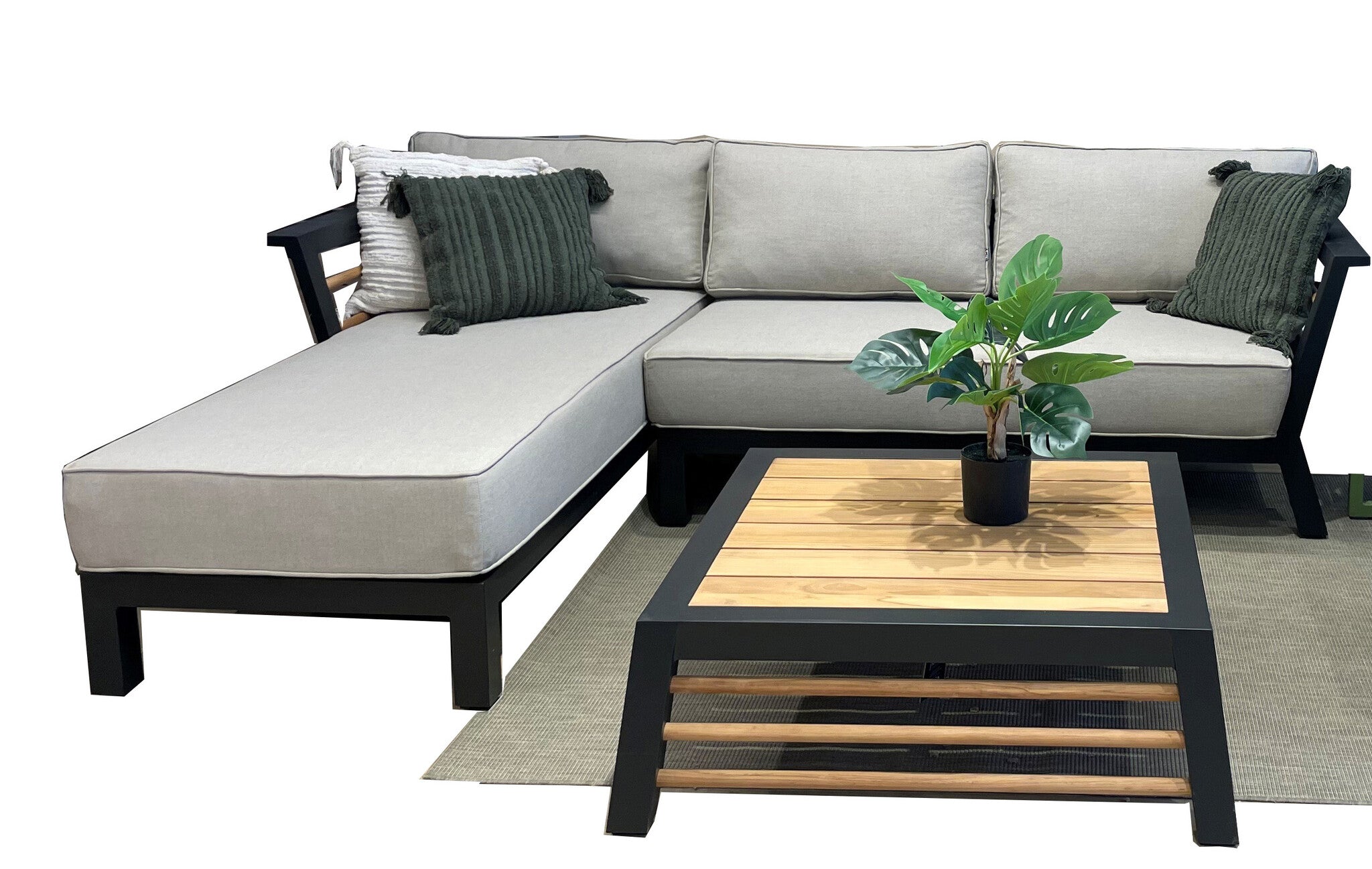 compania 3 delig zwart vrijstaand