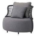 Luna Loungechair sunbrella grey