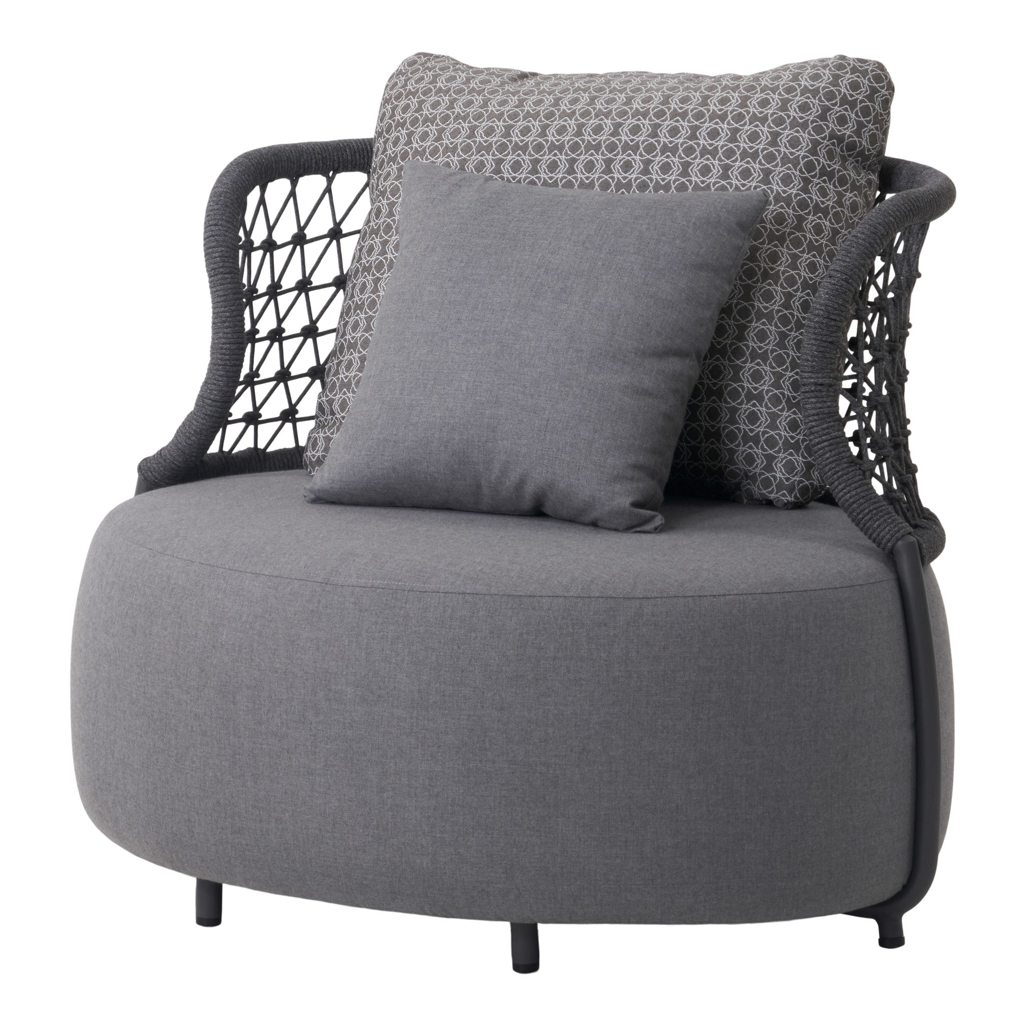 Luna Loungechair sunbrella grey