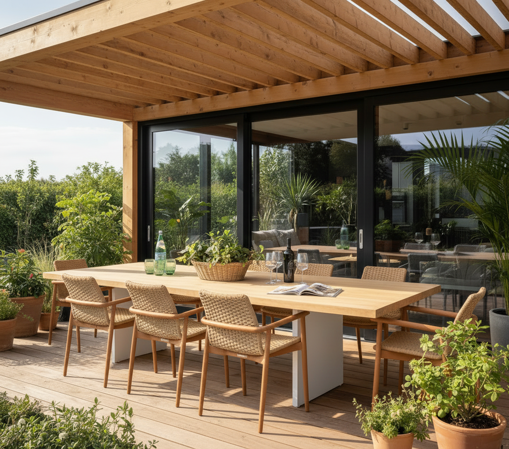 Plank | Picasso 9-delige tuinset